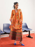 Hussain Rehar Pay Day Vol III Raw Silk Printed Stitched 2-Piece Suit-Fiere