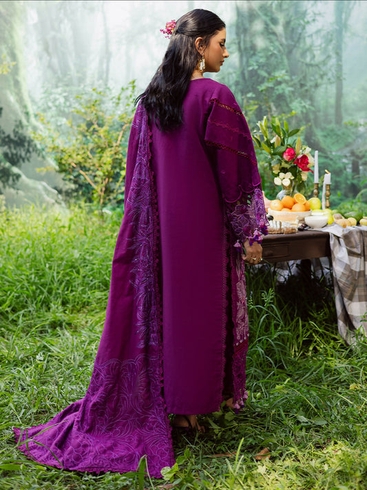 Parishay Winterwood Tales Khaddar Embroidered Unstitched 3-Piece Suit- WW - 06