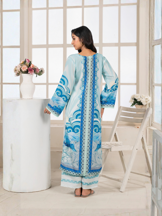 MH Cloth House Poly Lawn Printed Co-Ord Set-Elanur