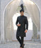 Gem Garments Afsanah Raw Silk Embellished Sherwani-Aibak