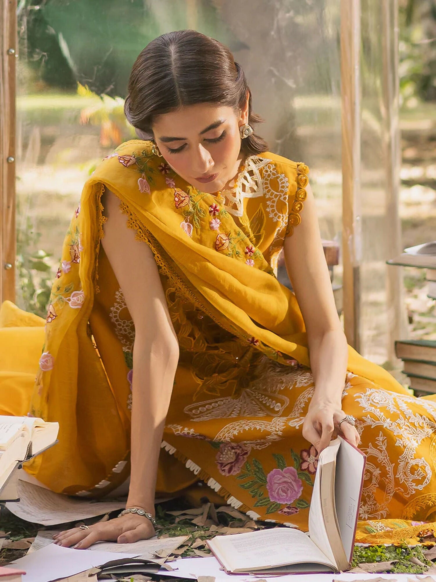 Parishay Enchanted Tales Lawn Embroidered Unstitched 3-Piece Suit-ET- 02