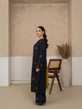 Stylish Collection Royal Pret Linen Embroidered Stitched 3-Piece Suit-Olive Embroidered
