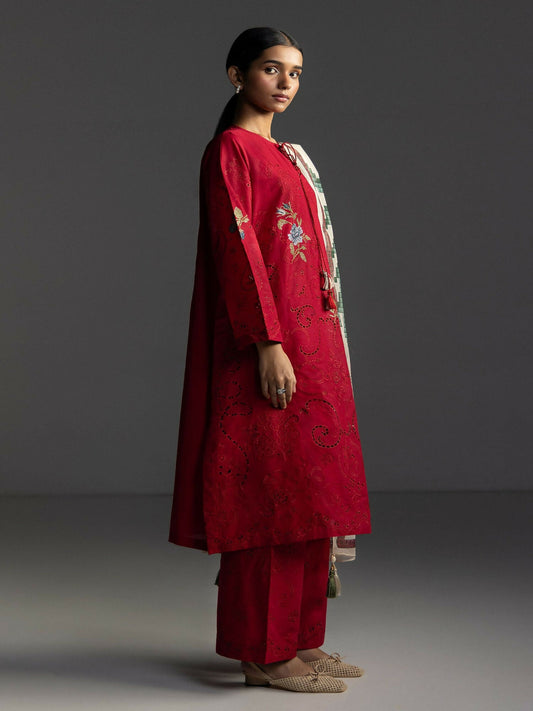 COCO by Zara Shahjahan Lawn'26 Embroidered Unstitched 3-Piece Suit-Sune-10A