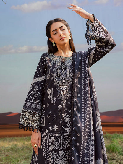 Parishay Rang e Sarma Khaddar Embroidered Unstitched 3-Piece Suit-SAR-07