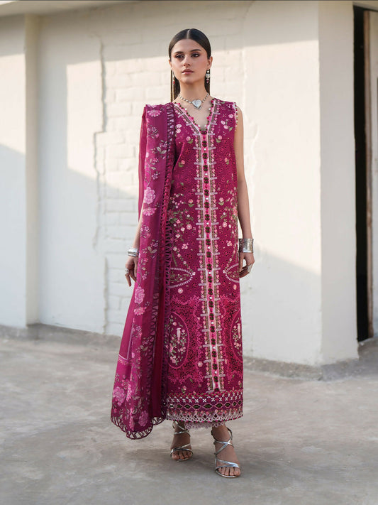 Binilyas Heritage Dore Summer'26 Lawn Embroidered Stitched 3-Piece Suit-174-A