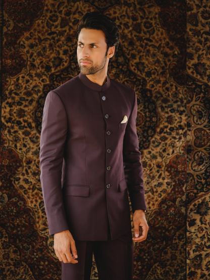 Gem Garments The Sartorial Edit Jacquard Prince Coat Set-Kaspar