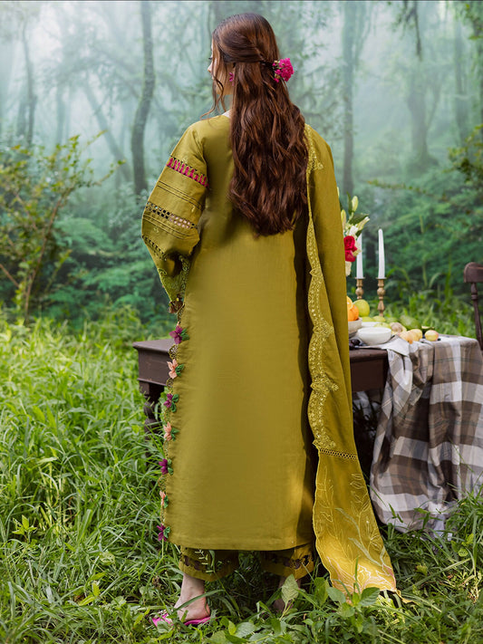 Parishay Winterwood Tales Khaddar Embroidered Unstitched 3-Piece Suit- WW - 05