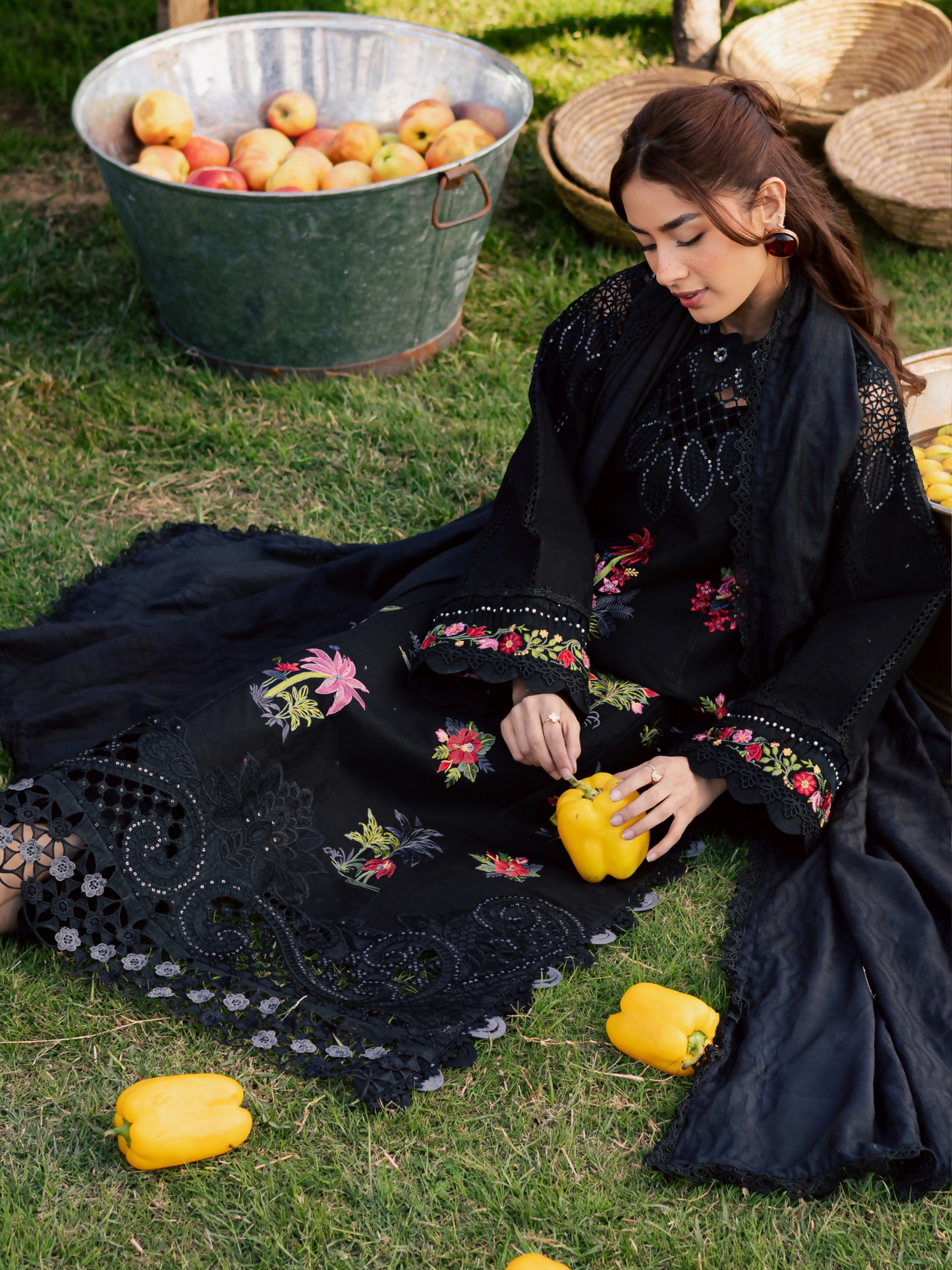 Parishay Summer Queen Vol 2 Lawn Embroidered Stitched 3-Piece Suit-SQU-11