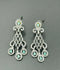 H&A Jewellery One Carat Silver Rhodium Plated Earrings
