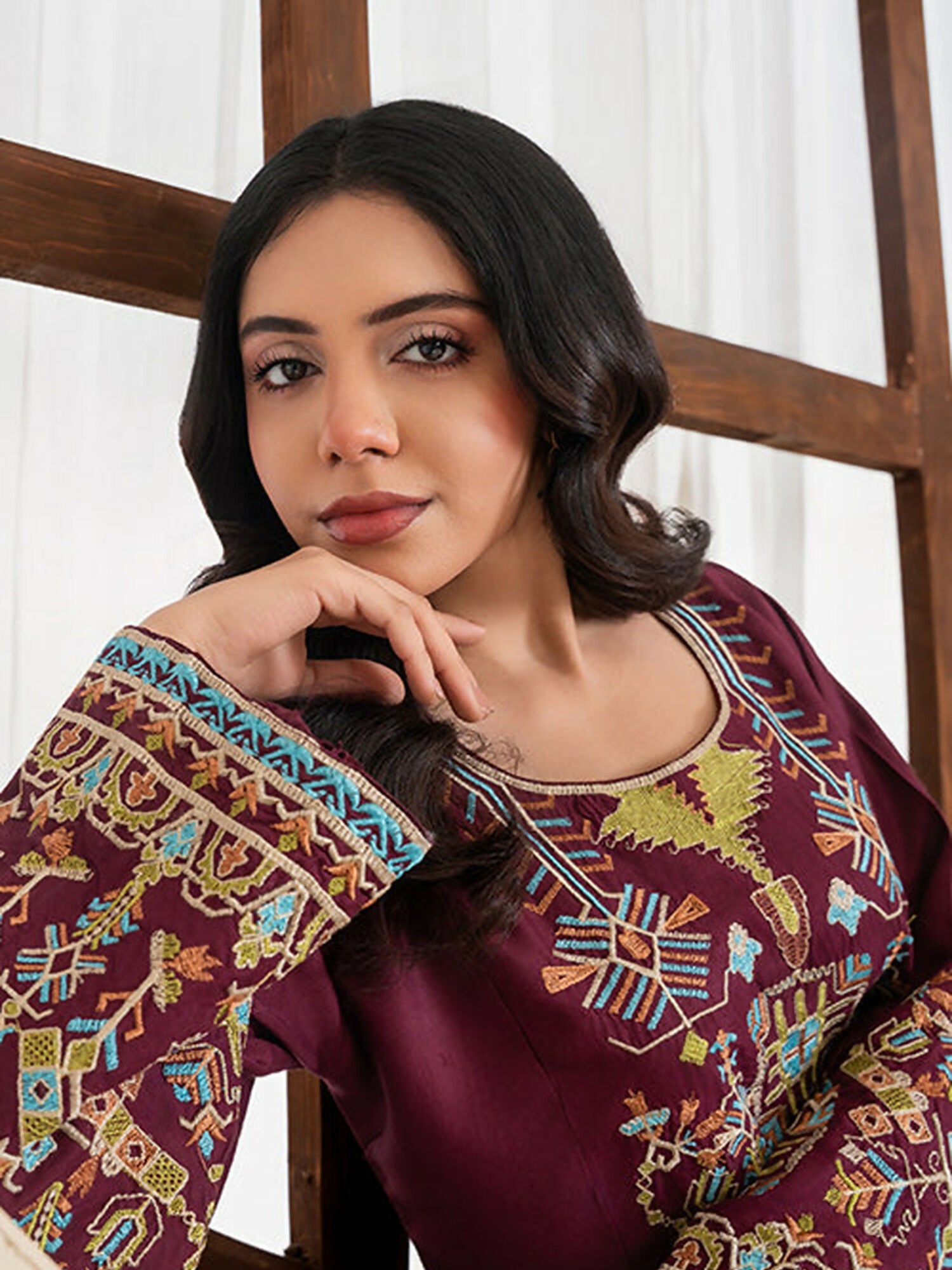 Stylish Collection Whisper Pret Linen Embroidered Stitched 2-Piece Suit-Bedford Embroidered