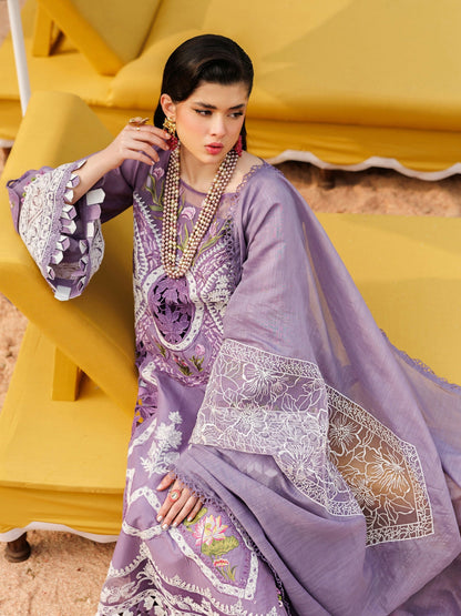 Parishay Monaco Luxury Lawn'26 Embroidered Unstitched 3-Piece Suit-MN-06