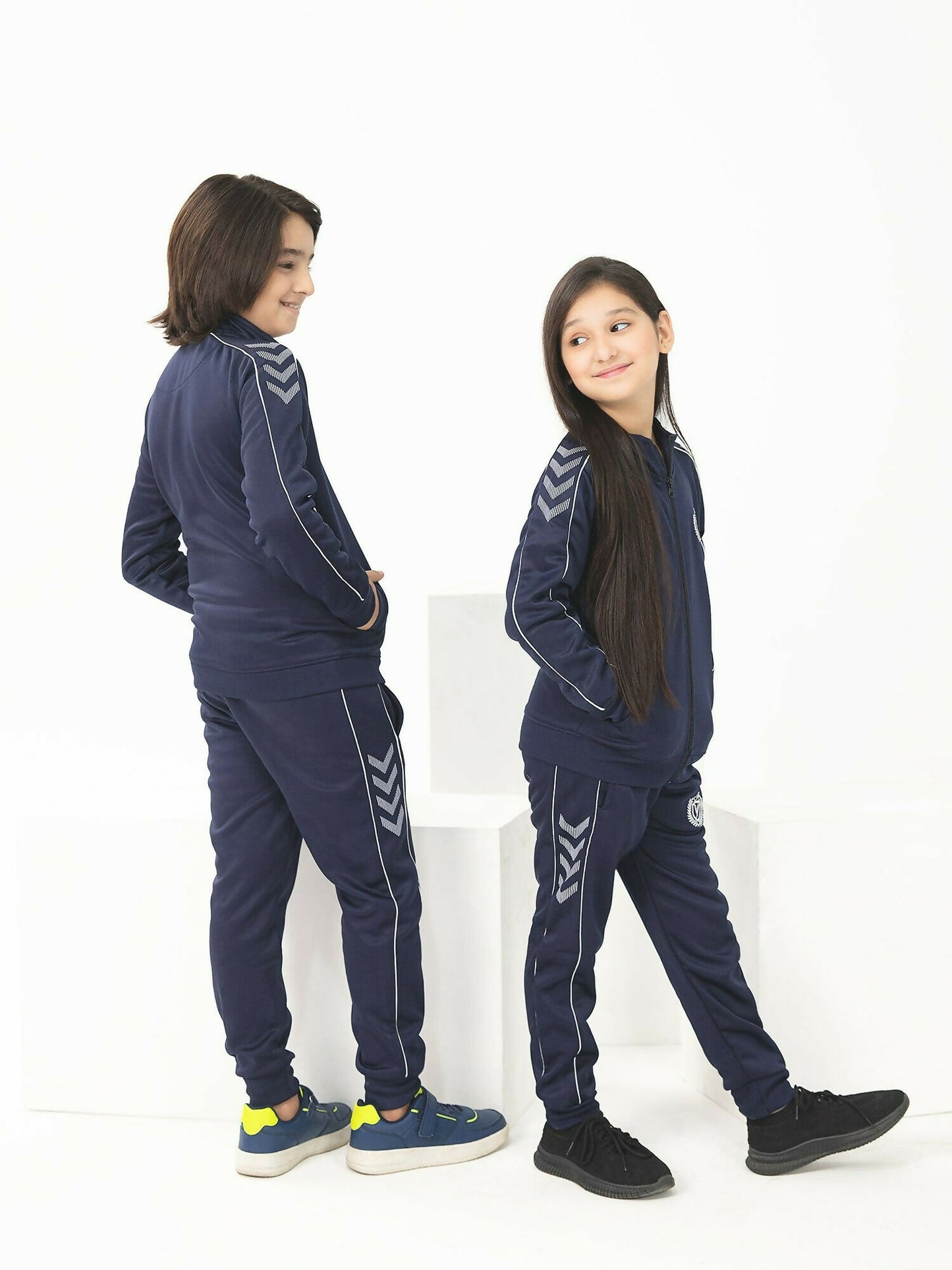 Velvour Fleece Mock Neck Tracksuit-VWT012-A
