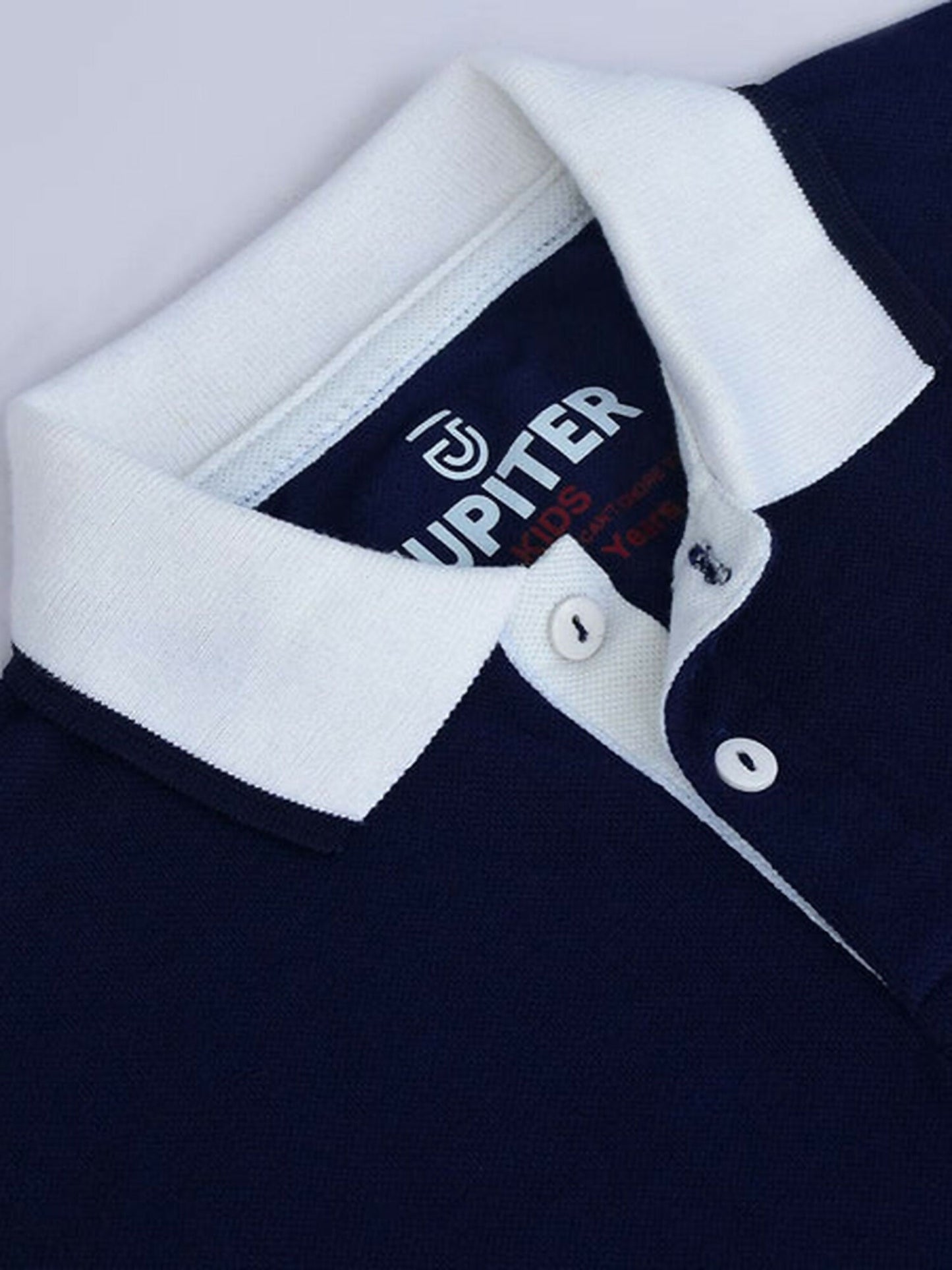 Juipter Kids Contrast Collar Saviour Polo-13876