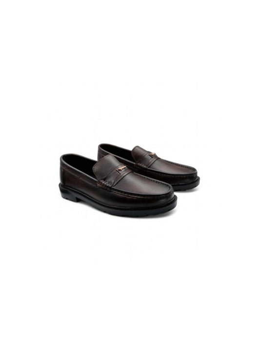 Coffee-colored cow leather casual shoes with a lightweight build and durable rubber sole—designed for everyday comfort and refined style.