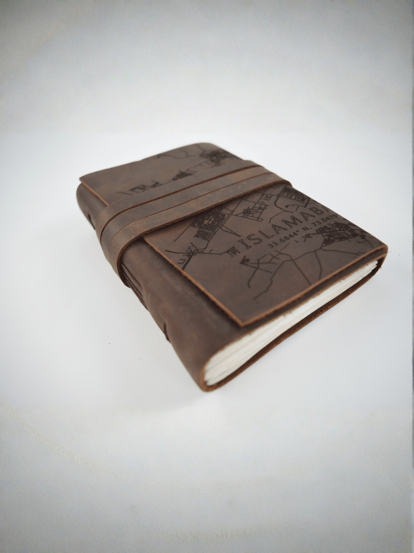 MappedPK Islamabad Mapped Leather Journal