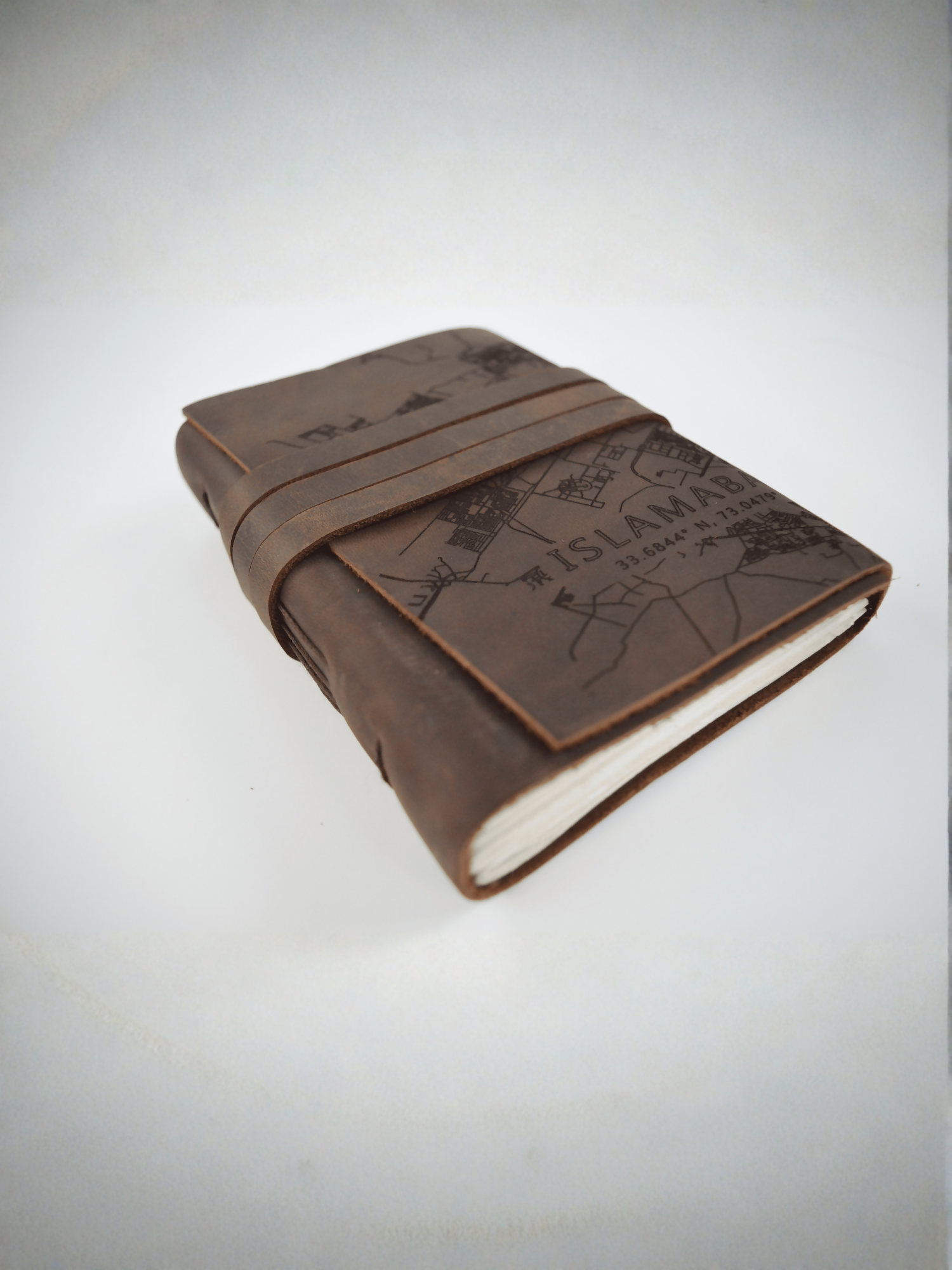MappedPK Islamabad Mapped Leather Journal