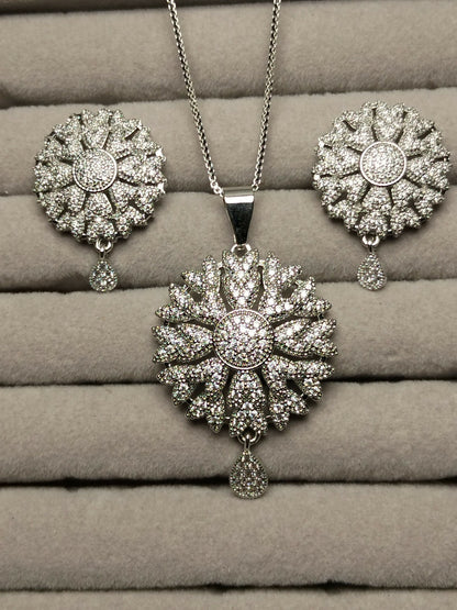 H&A Jewellery Stainless Steel Pendant Set