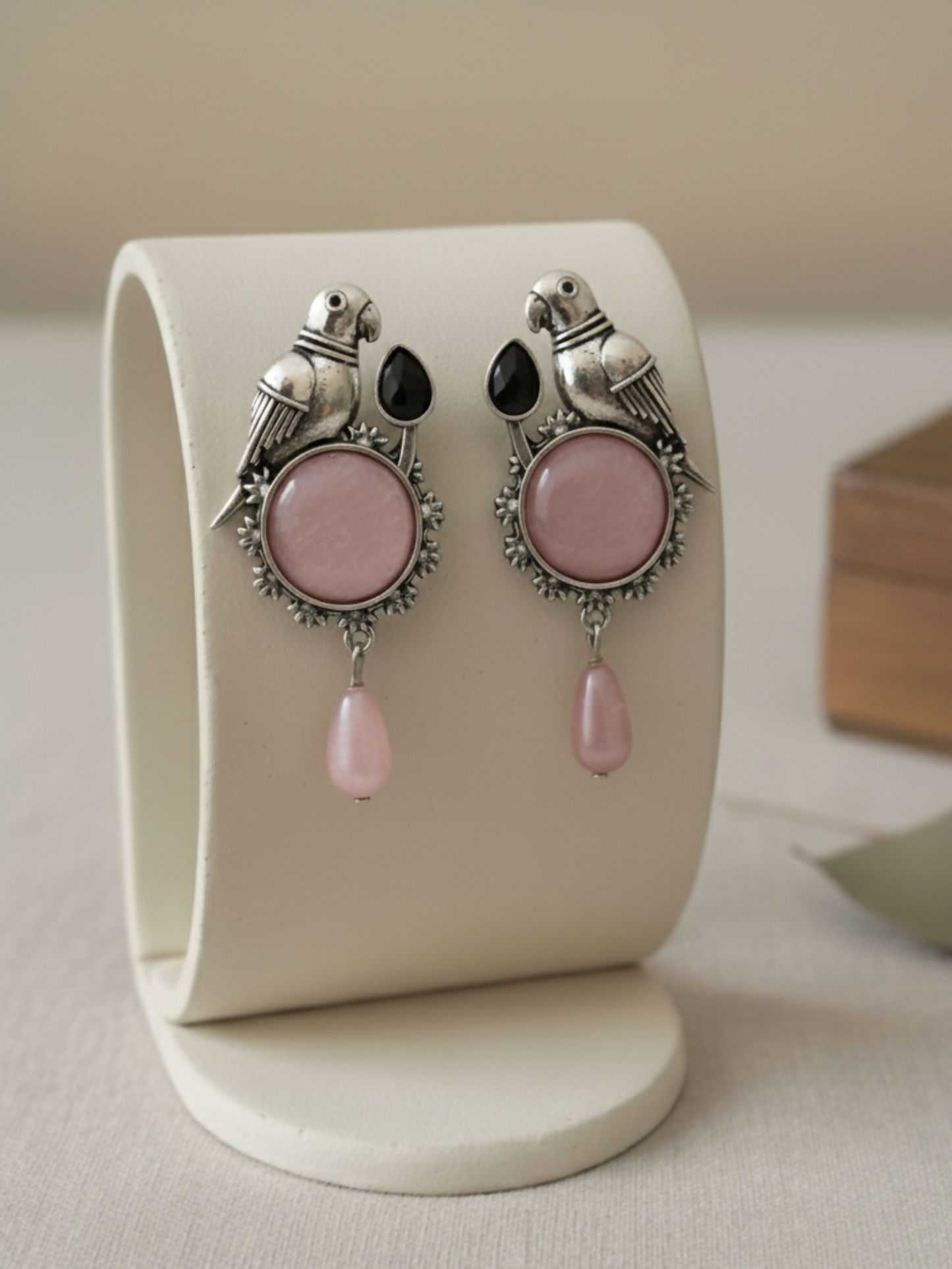 Glitter Jewellery Elegant Parrot Bird Dangle Earrings-GJ3