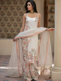 Shiza Hassan Chap Tilak Formals Korean Raw Silk Embellished Stitched 3-Piece Suit–Pearl Opulence