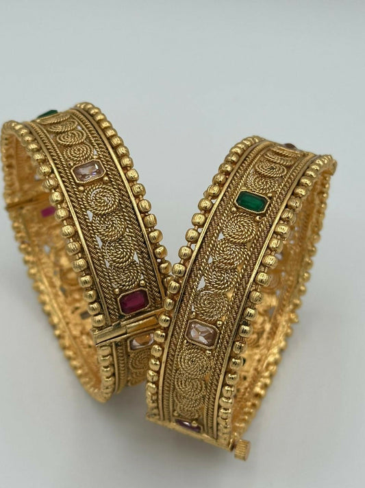 H&A Jewellery Indian Madrasi Openable Bangles
