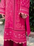 Binilyas Diara Winter Kotrai Embroidered Unstitched 3-Piece Suit-53 - A