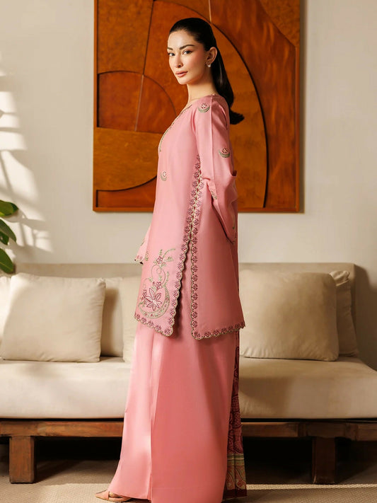 Panache Apparel Mistfall Ramadan Edit Cotton Embroidered Stitched Suit-Vysa