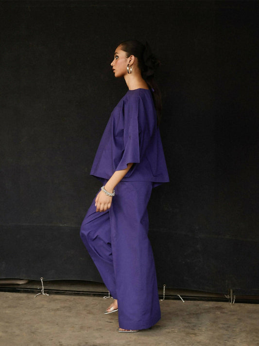 Jugnu by Hussain Rehar Basics'24 Cotton Stitched 2-Piece Suit-Majesty