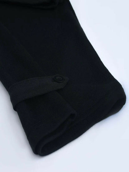 Jupiter Plain Bottom Button Loop Trouser-13835