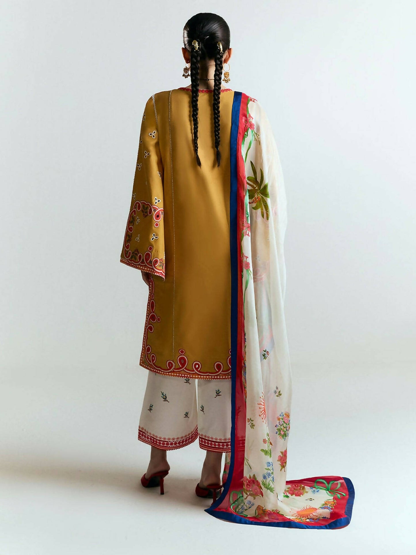 Jugnu by Hussain Rehar SS'25 Edit II Cotton Embroidered Unstitched 3-Piece Suit-TANIM