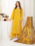 Panache Apparel Winter Basics Khaddar Embroidered Stitched Suit-Golden Hour