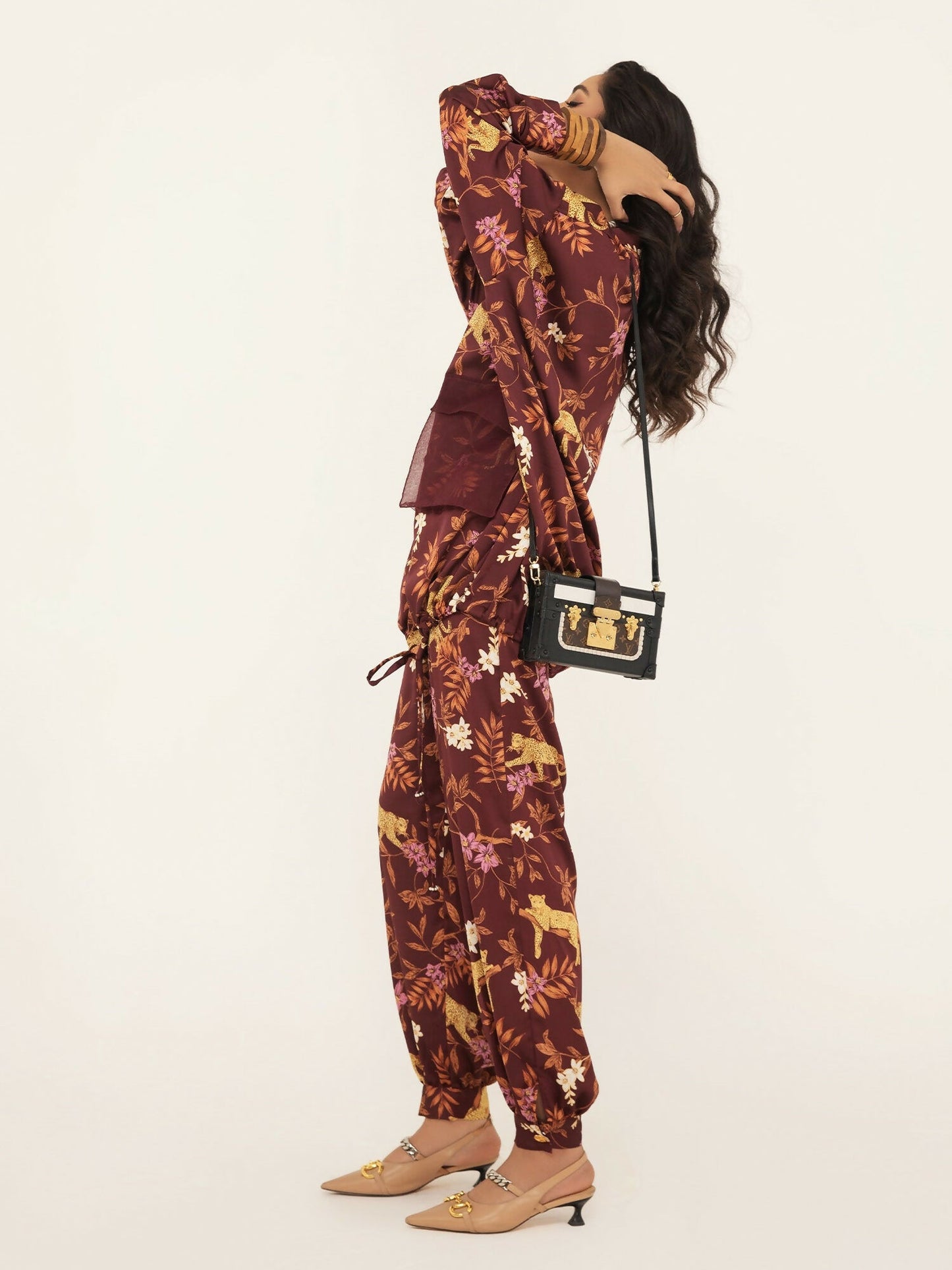 Shiza Hassan SH West Rod Silk Printed Co-Ord Set-Maise