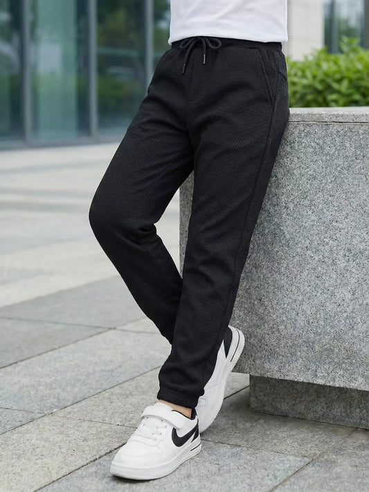 Velvour Imported Popcorn Trouser-VWT45-BT