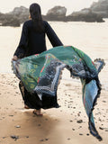 Mahnur Sirene Luxury Lawn Embroidered Unstitched 3-Piece Suit-Sierra
