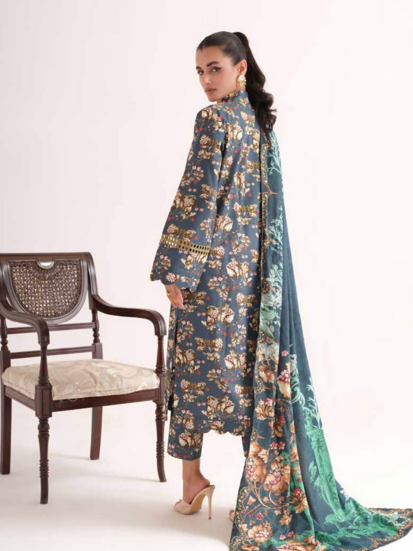 Johra Zenel Khaddar Printed Unstitched 3-Piece Suit-JH-484