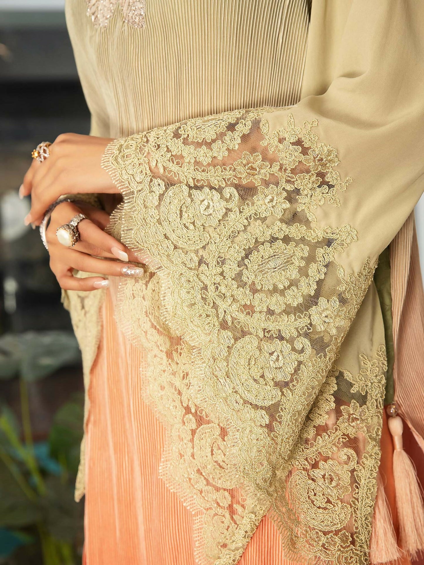 Shiza Hassan Sublime Luxury Pret Silk Embellished Stitched 3-Piece Suit-Sivana