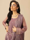 Shurooq Garden Of Dreams Organza Embroidered Stitched 3-Piece Suit-Lily