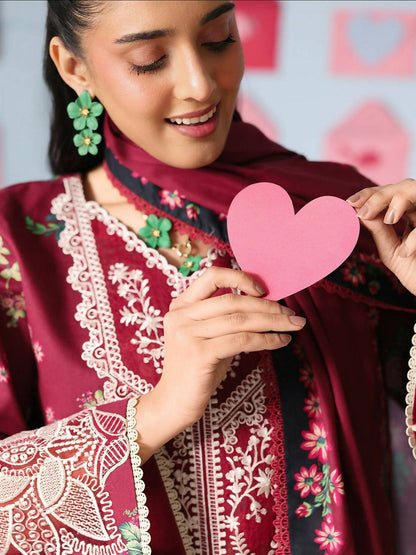 Mahnur Anaya Summer Vol 2 Lawn Embroidered Unstitched 3-Piece Suit-AN-2-06