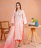 Zeephire Silk Embroidered Stitched 3-Piece Suit-Freeha B