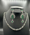 H&A Jewellery One Carat Silver Rhodium Plated Jewellery Set