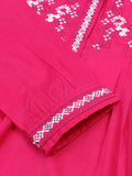 Velvour Girls Cotton Embroidered Co-Ord Set-VG175-B