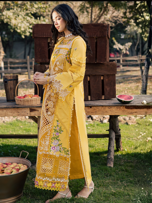 Parishay Summer Queen Vol 2 Lawn Embroidered Unstitched 3-Piece Suit-SQU-02