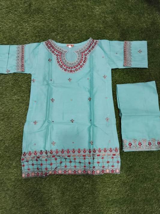 Cyan Bin Shaukat Pima Lawn Embroidered Stitched 2-Piece Suit
