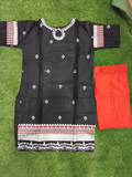 Black Bin Shaukat Pima Lawn Embroidered Stitched 2-Piece Suit