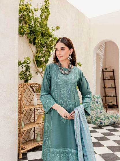 Panache Apparel Lawn Embroidered Stitched 2-Piece Suit-Zest