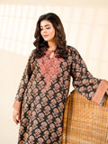 Black- Rabazka Blended Lawn Stitched Shirt-WRTW-PLCK-1PC-S26-08