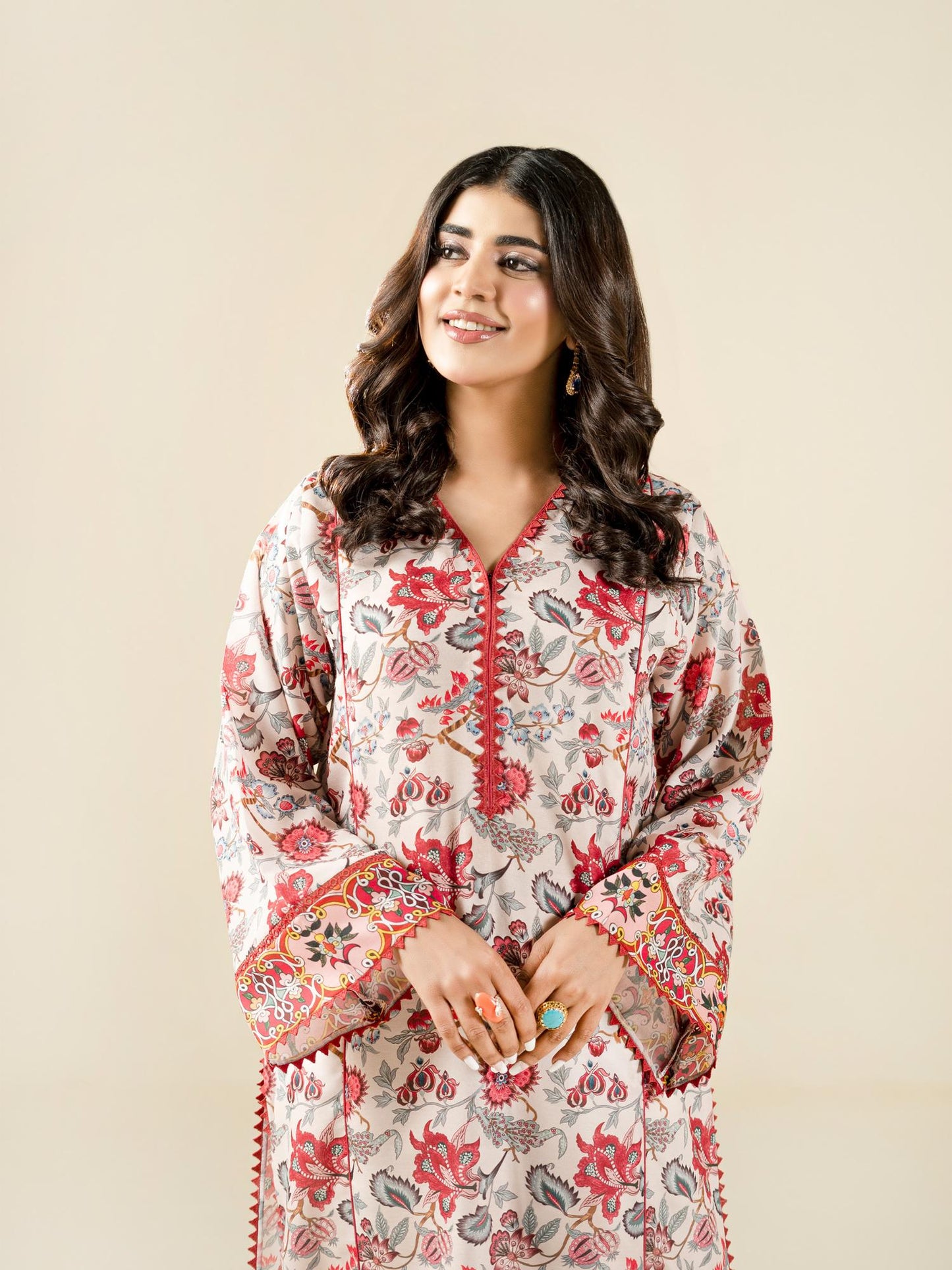 Rabazka Blended Lawn Printed Stitched Shirt-WRTW-PLW-S26-1PC-10