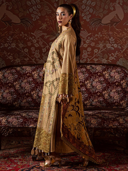 Mahnur Amelia Kotrai Embroidered Stitched 3-Piece Suit–CK-006
