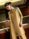 Hussain Rehar The Scent Luxury Pret SS'25 Raw Silk Embellished 3-Piece Suit-Delune