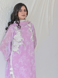 Farooq Hameed Studio Eid Edition'24 Chiffon Embroidered Stitched 3-Piece Suit-Daisy Bloom