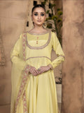 Hemstitch Raw Silk Embellished Stitched Pishwas-Sehar